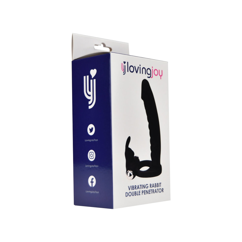 Loving Joy Double Fun Vibrating Rabbit Double Penetration Strap-On 5 Loving Joy Double Fun Vibrating Rabbit Double Penetration Strap-On - Image 5