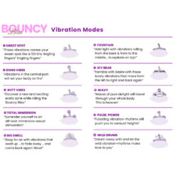 Bouncy Bliss Classic Sit-On Vibrator with Rechargeable Remote Control 17 n12379 bouncy bliss sit on vibrator explanations