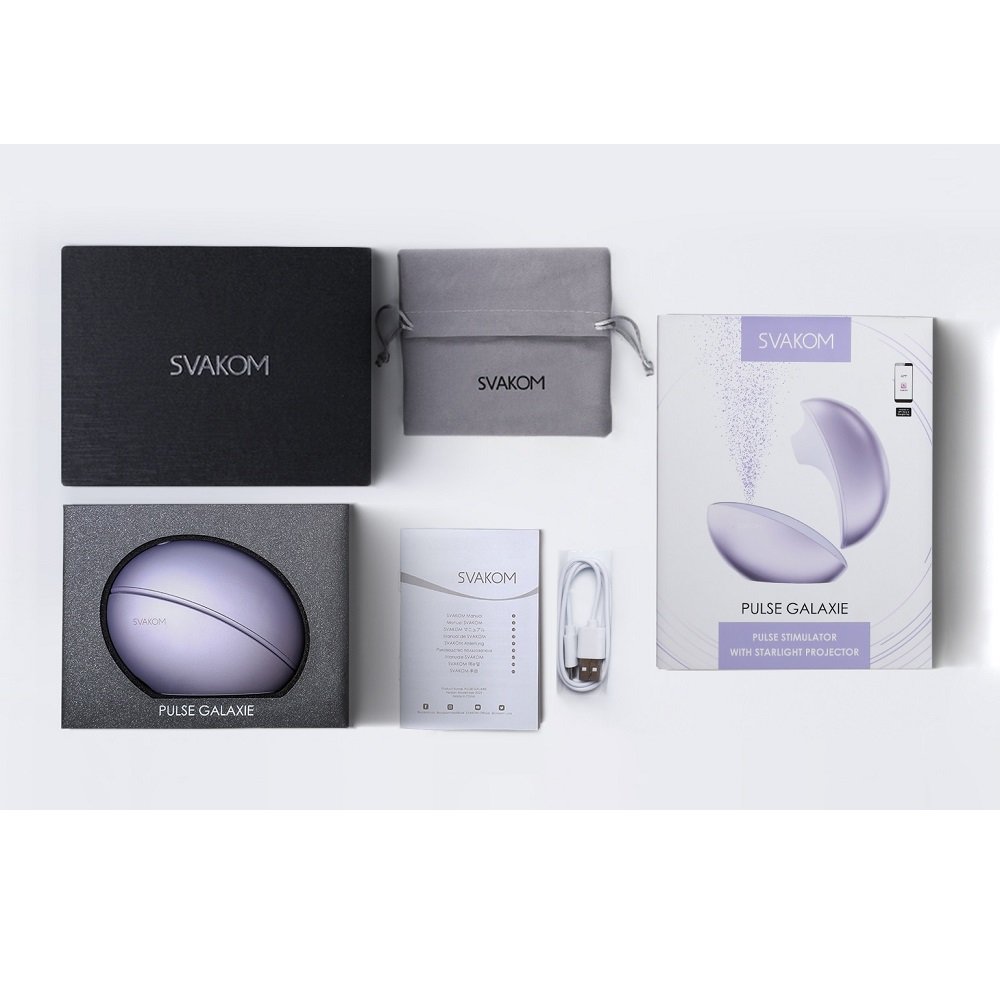 Svakom Galaxie Suction Vibrator with Mood Projector Metallic Lilac 16 Svakom Galaxie Suction Vibrator with Mood Projector Metallic Lilac - Image 16