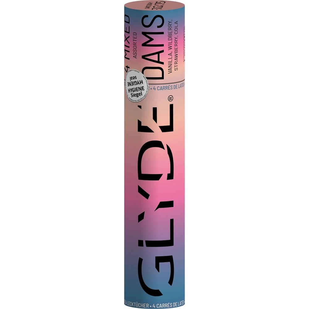 Glyde Vegan Dams Mixed Flavour 4 Pack 1 Glyde Vegan Dams Mixed Flavour 4 Pack