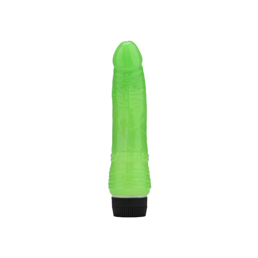 Loving Joy 7 inch Realistic Vibrator Glow in the Dark 1 Loving Joy 7 inch Realistic Vibrator Glow in the Dark