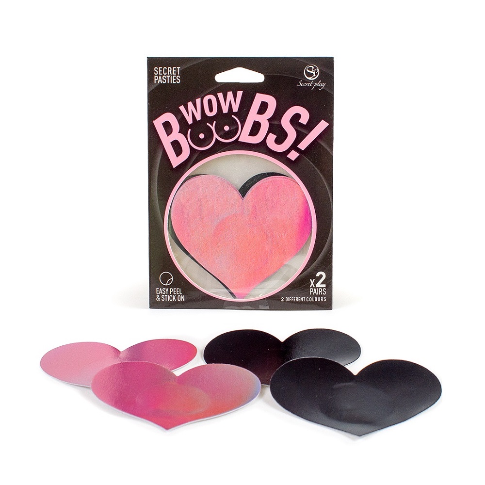 Wow Boobs! Heart Nipple Pasties 1 Wow Boobs! Heart Nipple Pasties