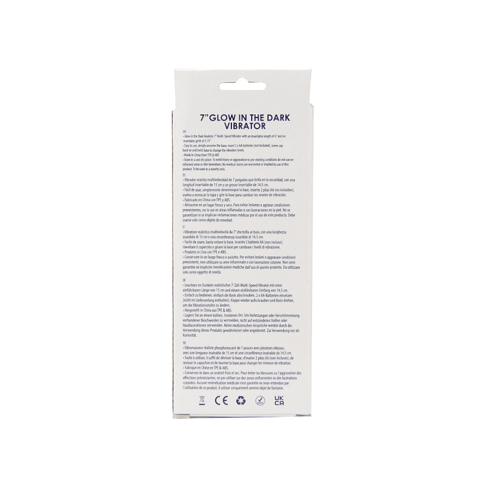 Loving Joy 7 inch Realistic Vibrator Glow in the Dark 10 Loving Joy 7 inch Realistic Vibrator Glow in the Dark - Image 10