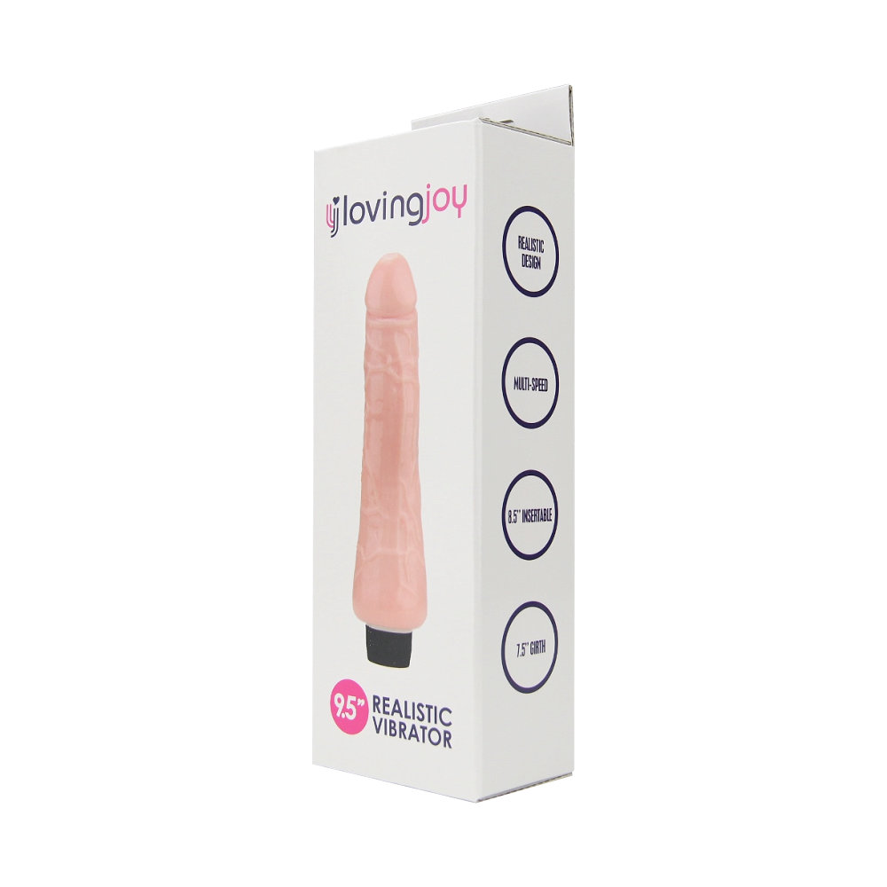 Loving Joy 9.5 inch Realistic Vibrator Vanilla 8 Loving Joy 9.5 inch Realistic Vibrator Vanilla - Image 8