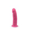 n11962 silexd 6inch glow indark silicone dildo wsuction cup pink 2