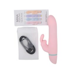 n12561 mina ripple vibrating rotating rabbit vibrator inside