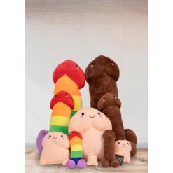 n12675 penis plushie brown 4