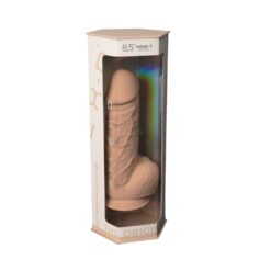 n11007 8 5 inch silicone dual density dildo with suction cup and balls 7