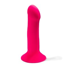 n11692 dual density cushioned core vibrating suction cup silicone dildo 6 5inch 4