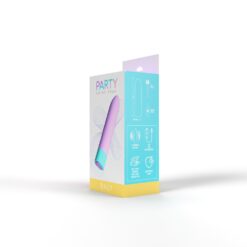 n12760 party color baly bullet vibrator purple 2