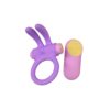 Party Color RINY Remote Control Rabbit Cock Ring Purple 22 n12769 party color riny remote control rabbit cock ring purple 1