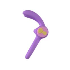 n12769 party color riny remote control rabbit cock ring purple 3