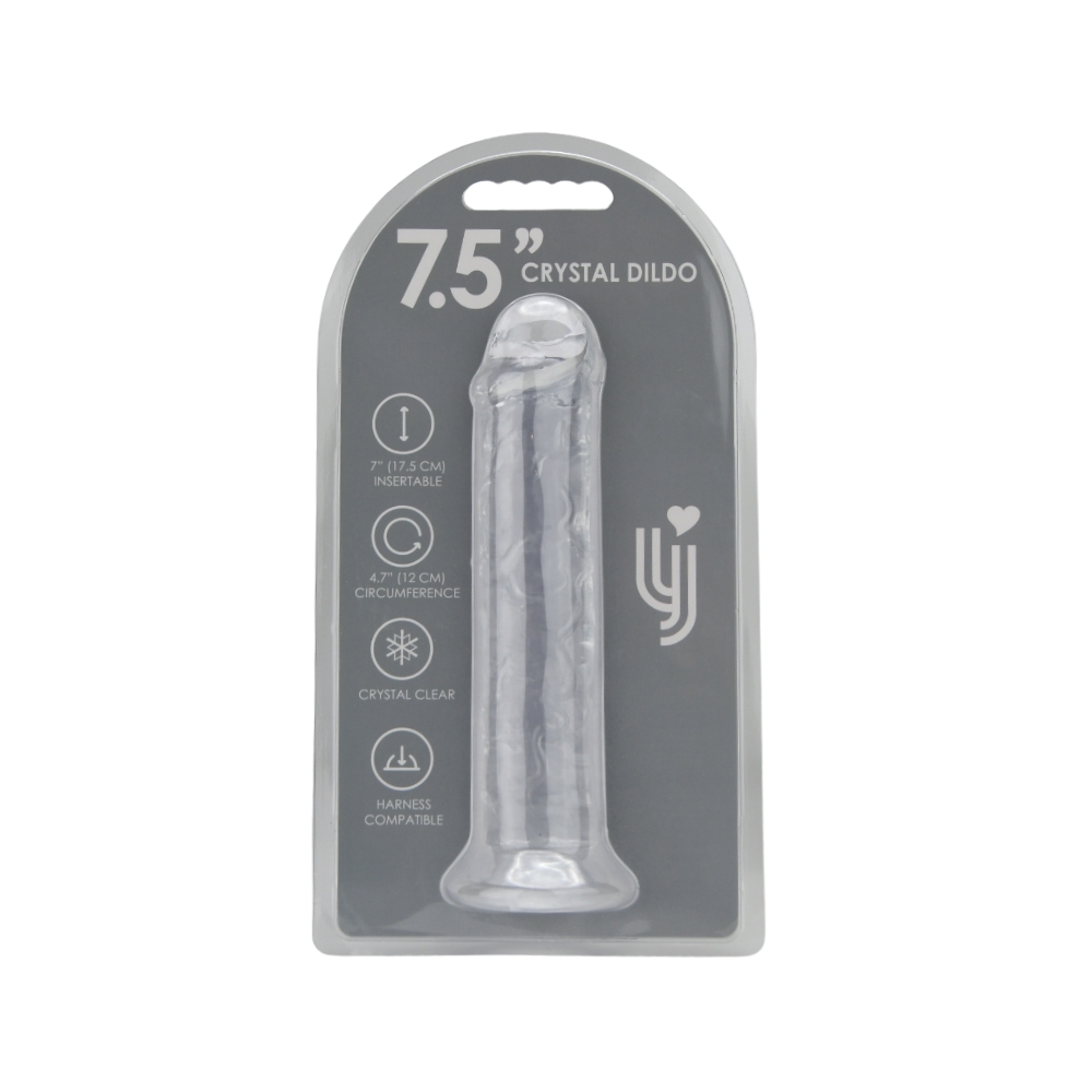 Loving Joy 7.5 Inch Suction Cup Dildo Clear 7 Loving Joy 7.5 Inch Suction Cup Dildo Clear - Image 7