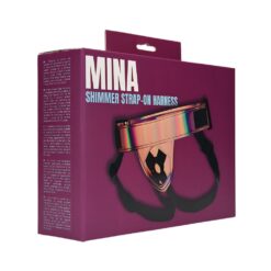 Mina Shimmer Strap-On Harness 13 n12773 mina shimmer strap on harness pkg 1