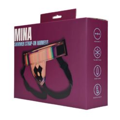 Mina Shimmer Strap-On Harness 14 n12773 mina shimmer strap on harness pkg 2