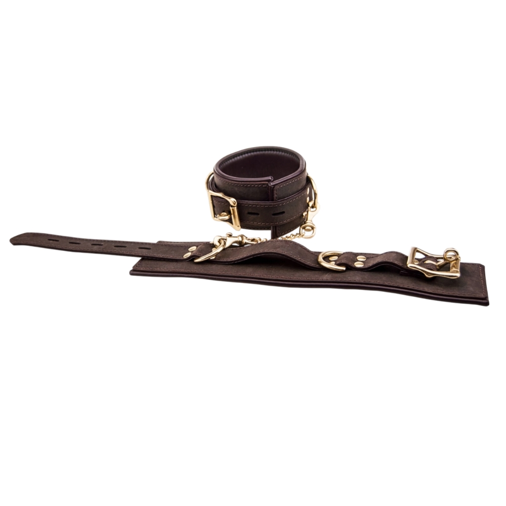 BOUND Nubuck Leather Wrist Restraints 6 BOUND Nubuck Leather Wrist Restraints - Image 6