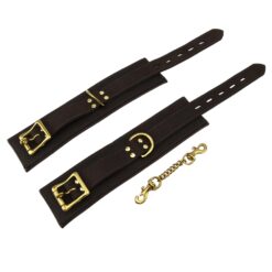 BOUND Nubuck Leather Wrist Restraints 13 n10094 bound leather wrist bondage cuffs 5