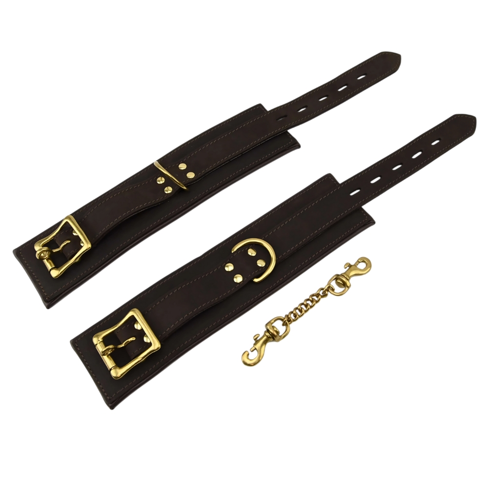 BOUND Nubuck Leather Wrist Restraints 7 BOUND Nubuck Leather Wrist Restraints - Image 7