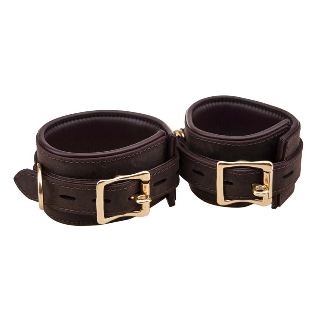 BOUND Nubuck Leather Wrist Restraints 4 BOUND Nubuck Leather Wrist Restraints - Image 4