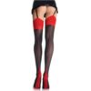 n9227 opaque 2 tone stockings 1