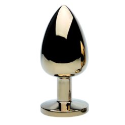 ns7103 precious metals gold anal plug large 2 1