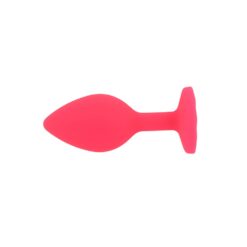 n12805 toosh pink silicone butt plug small 1