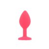 n12805 toosh pink silicone butt plug small