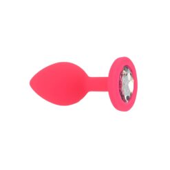n12805 toosh pink silicone butt plug small 2