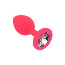 n12805 toosh pink silicone butt plug small 4