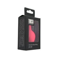 n12805 toosh pink silicone butt plug small pkg 1