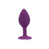 n12808 toosh purple silicone butt plug small