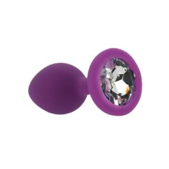 n12808 toosh purple silicone butt plug small 2