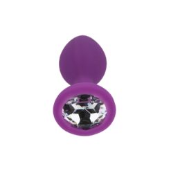 n12808 toosh purple silicone butt plug small 4