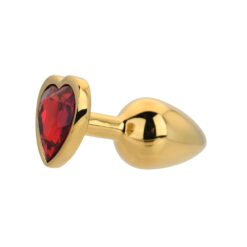 n12835 toosh heart shaped gold with red stone small 2