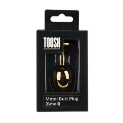 n12835 toosh heart shaped gold with red stone small pkg