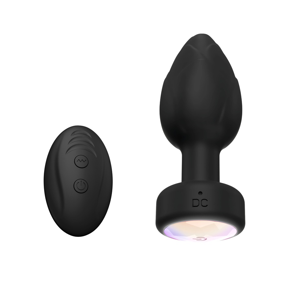 Toosh Remote Controlled Light Up Vibrating Butt Plug 1 Toosh Remote Controlled Light Up Vibrating Butt Plug