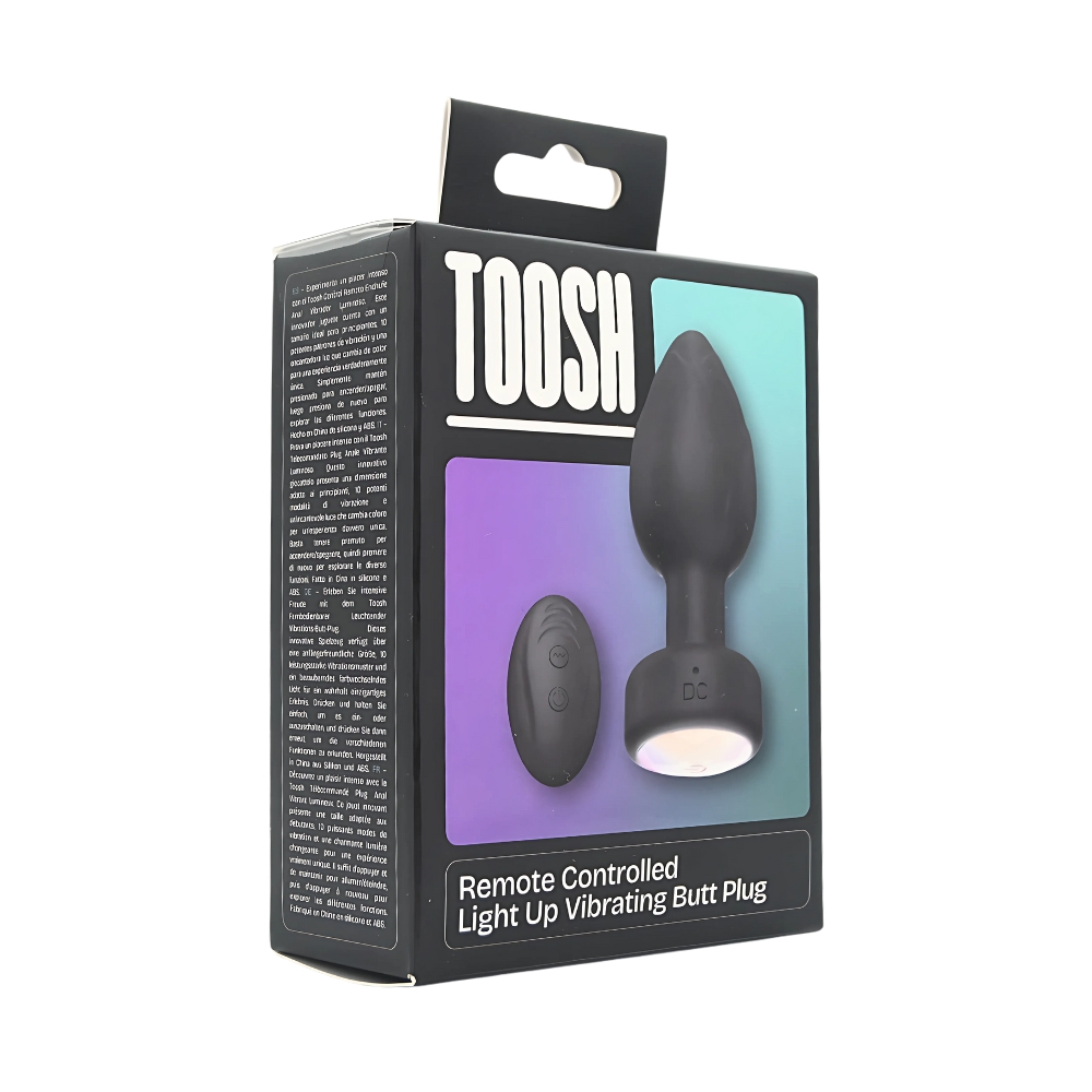 Toosh Remote Controlled Light Up Vibrating Butt Plug 9 Toosh Remote Controlled Light Up Vibrating Butt Plug - Image 9