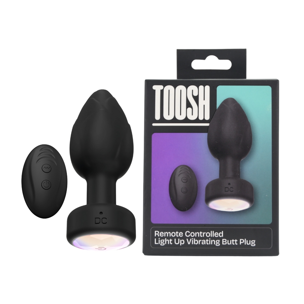 Toosh Remote Controlled Light Up Vibrating Butt Plug 10 Toosh Remote Controlled Light Up Vibrating Butt Plug - Image 10