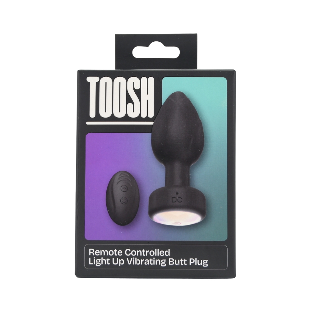 Toosh Remote Controlled Light Up Vibrating Butt Plug 7 Toosh Remote Controlled Light Up Vibrating Butt Plug - Image 7