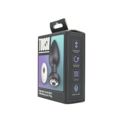 n12941 toosh remote controlled silicone vibrating butt plug 2 pkg 2