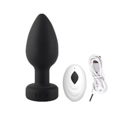 n12941 toosh remote controlled silicone vibrating butt plug 5