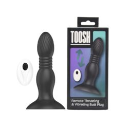 Toosh Remote Controlled Thrusting Butt Plug 17 n12952 toosh remote controlled thrusting butt plug pkg duo