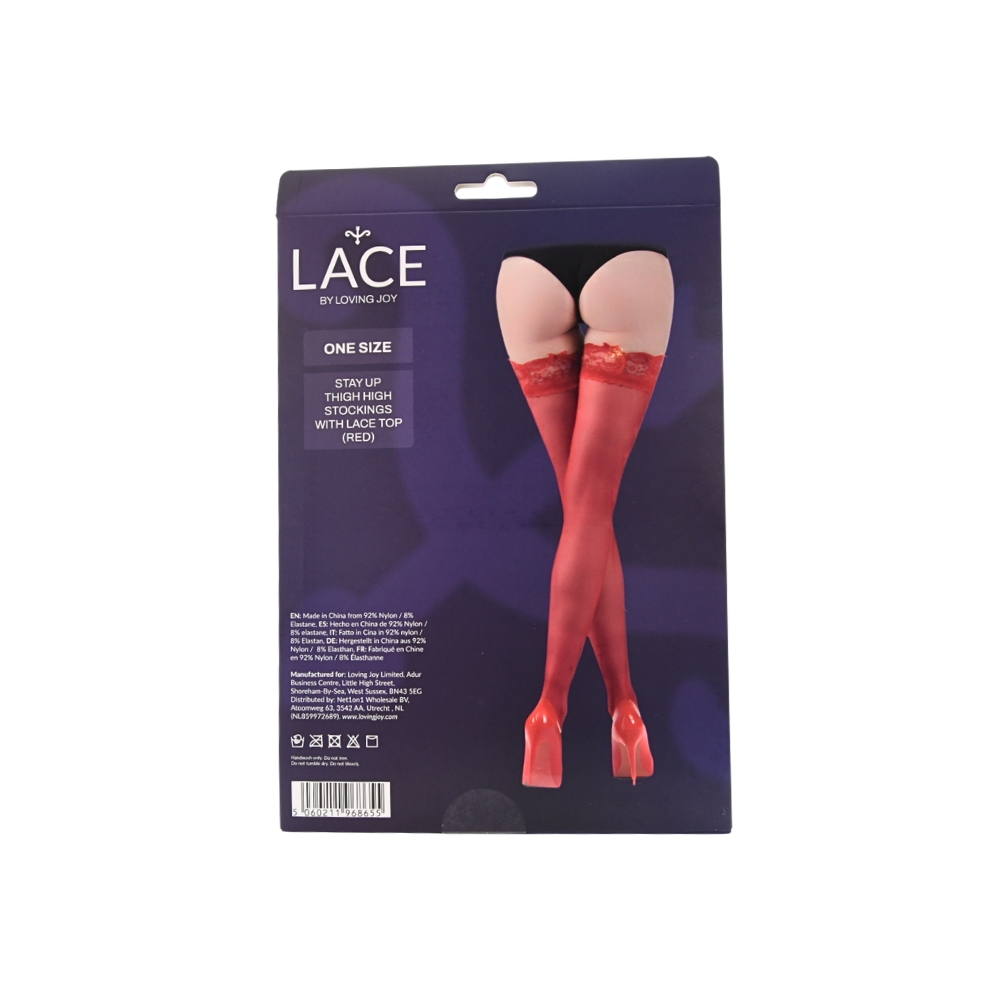 Lace by LJ Stay Up Thigh High Stockings with Lace Top 11 Lace by LJ Stay Up Thigh High Stockings with Lace Top - Image 11